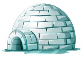 Sticker igloo