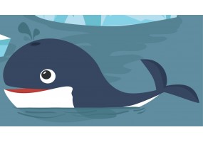 Sticker baleine