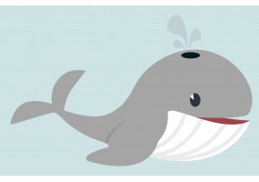 Sticker baleine