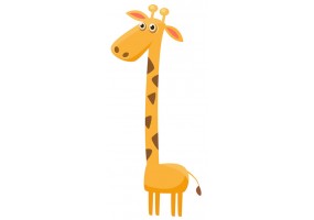 Sticker girafe cartoon