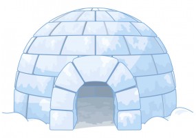 Sticker igloo