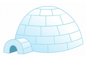 Sticker igloo