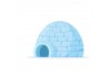 Sticker igloo pour esquimaux