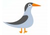 Sticker mouette