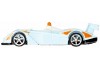 Sticker petite voiture gulf