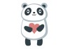 Sticker panda cœur