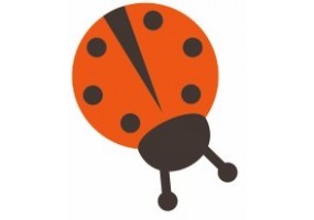 Sticker Coccinelle deco chambre