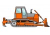 Sticker bulldozer