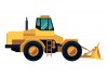 Sticker bulldozer travaux