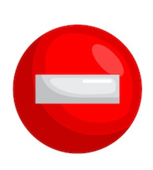 Stickers Deco Panneau Sens Interdit Stickers Deco Panneau Sens Interdit