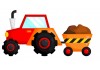 Sticker tracteur remorque