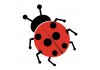 Sticker coccinelle