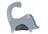 Sticker dino gris 