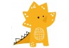 Sticker dinosaure stegosaurus pas cher