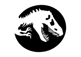 Sticker dinosaure jurassic park