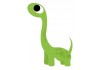 Sticker dinosaure vert