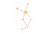 Sticker étoile constellation