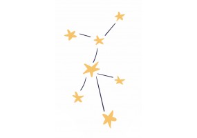 Sticker étoile constellation