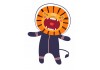 Sticker astronaute animal lion