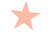 Sticker étoile rose pâle