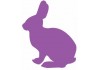 Sticker Lapin deco silhouette