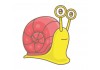 Sticker dessin escargots