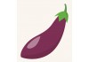 Sticker aubergine