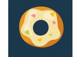 Sticker donut