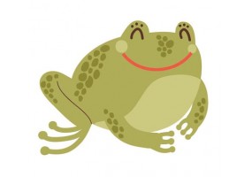 Sticker grenouille