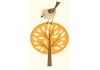 Sticker arbre oiseau