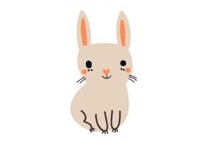 Sticker lapin