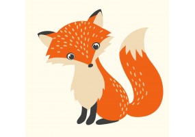 Sticker renard