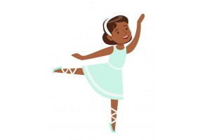 Sticker danseuse pas cher