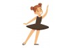 Sticker danseuse rythmique