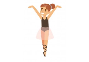 Sticker danseuse artistique