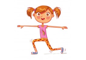 Sticker fille gymnastique