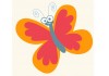 Sticker mural papillon