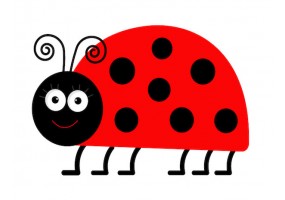 Sticker coccinelle