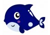 Sticker baleine