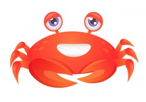 Sticker crabe