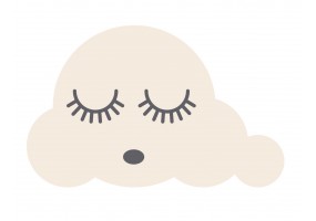 Sticker nuage sommeil