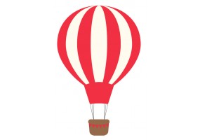 Sticker montgolfière