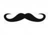 Sticker moustache vintage