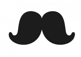 Stickers muraux moustache
