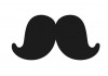 Stickers muraux moustache