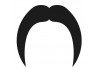 Sticker moustache mexique