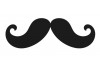 Sticker moustache