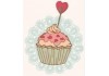 Autocollant mural Cup cake