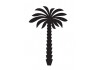 Sticker palmier noir geant
