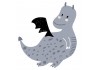 Sticker dragon gros vol